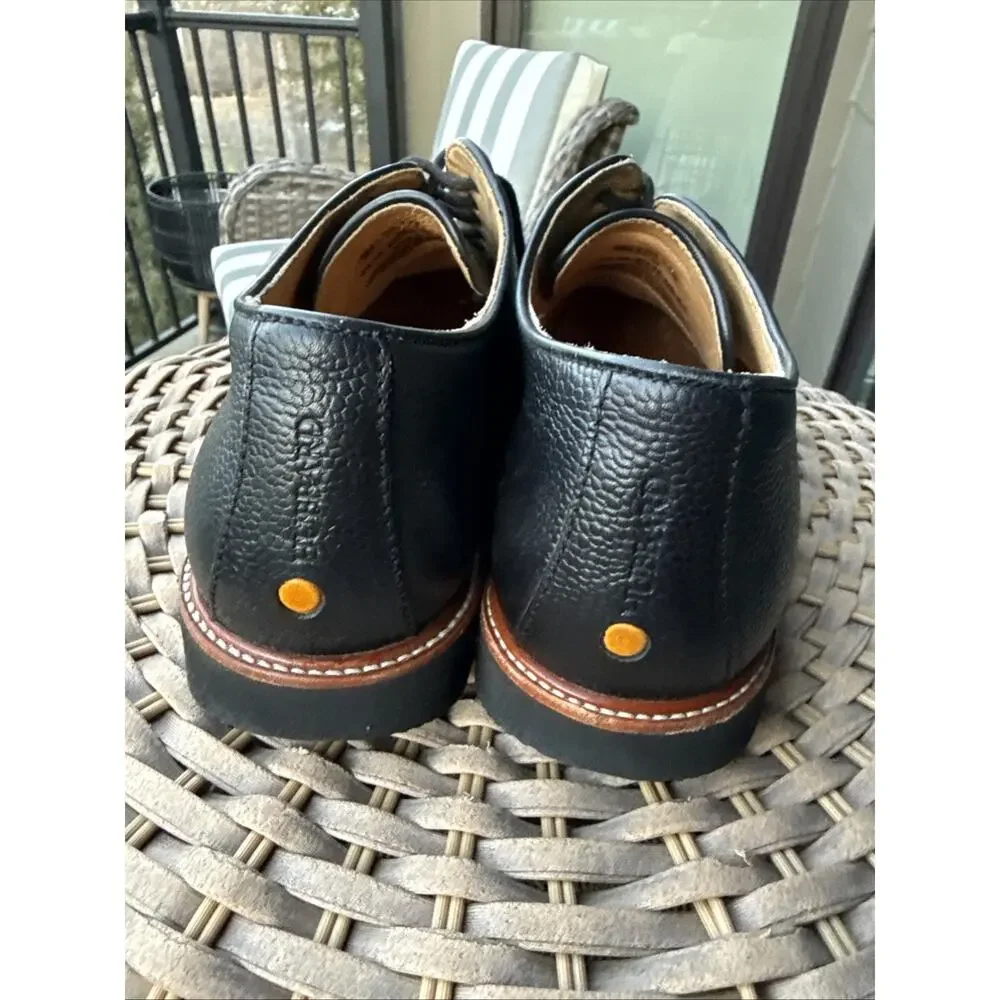 Samuel Hubbard Men’s Founder Oxford Dress Black Leather Shoes Size 10M 44 EU